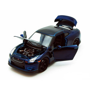 Jada Toys Fast & Furious 1:24 Nissan GTR Blue Die-cast Toy Car For Kids