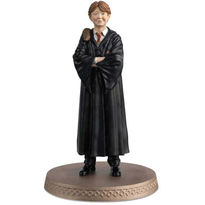 Eaglemoss Harry Potter's Wizarding World Figurine Collection: Ron Weasley with Scabbers Figurine