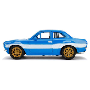 Jada Toys Fast & Furious 1:24 - Brian's Ford Escort RS2000 Mk1 Die-cast Toy Car For Kids