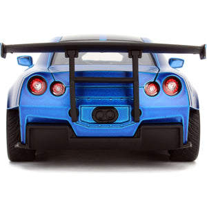 Jada Toys Fast & Furious 1:24 2009 Brian's Nissan GT-R R35 Ben Sopra Die-Сast Toy Car For Kids