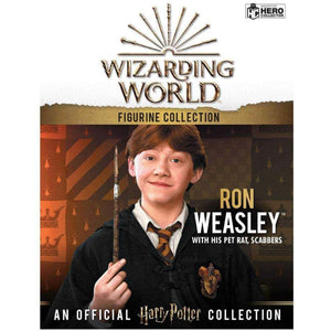 Eaglemoss Harry Potter's Wizarding World Figurine Collection: Ron Weasley with Scabbers Figurine