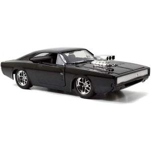 Jada Toys Fast & Furious 1:24 Dom's 1970 Dodge Charger R/T Die-cast Toy Car For Kids
