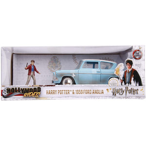 Jada Toys 1:24 Harry Potter and 1959 Ford Anglia Die-Cast Toy Car For Kids