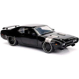 Jada Toys Fast & Furious 1:24 Dom's Plymouth GTX Die-Cast Toy Car For Kids