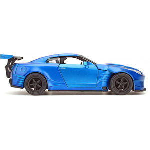 Jada Toys Fast & Furious 1:24 2009 Brian's Nissan GT-R R35 Ben Sopra Die-Сast Toy Car For Kids