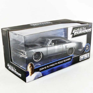 Fast & Furious 1:24 Dom's 1970 Plymouth Roadrunner Die-cast Toy Car For Kids