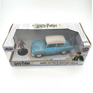 Jada Toys 1:24 Harry Potter and 1959 Ford Anglia Die-Cast Toy Car For Kids