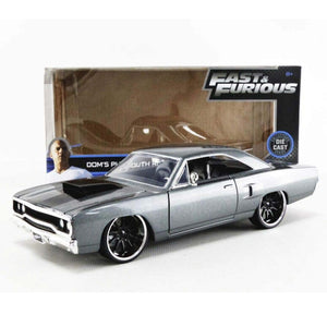 Fast & Furious 1:24 Dom's 1970 Plymouth Roadrunner Die-cast Toy Car For Kids