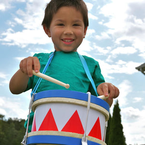 Schoenhut Tunable Drum  with Sticks and Neck Strap