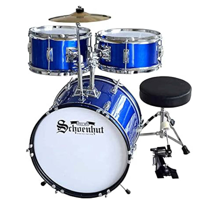 Schoenhut Kids Drum Set Blue