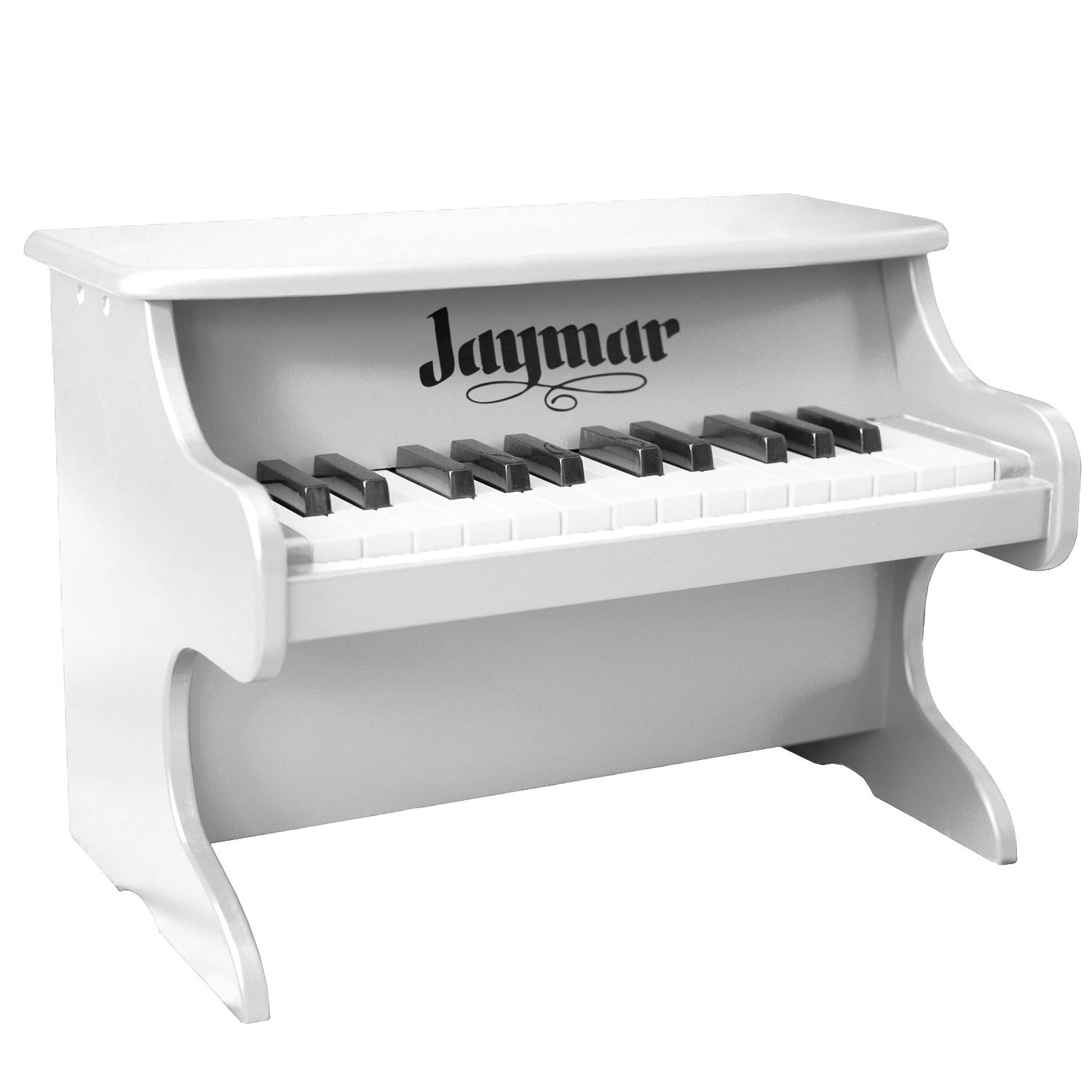 Jaymar 25 Key White Table Top Piano Wixez