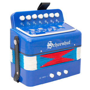 Schoenhut Accordion Instrument - 7 Treble Keys and 3 Air Valves