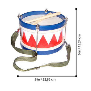 Schoenhut Tunable Drum  with Sticks and Neck Strap