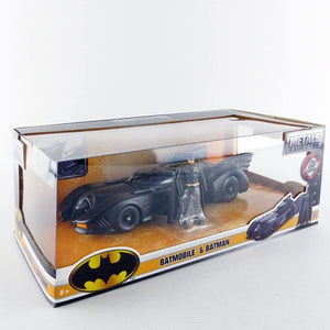 Jada Dc Comic 1989 Batmobile with 2.75" Batman Metals Diecast Toy Car For Kids